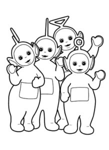 Desenho de Teletubbies Desenho Colorir Imprimir 04