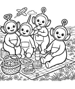 Desenho de Teletubbies Desenho Colorir Imprimir 05