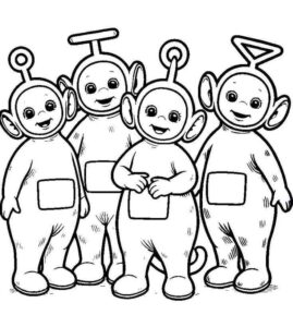 Desenho de Teletubbies Desenho Colorir Imprimir 06