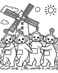 Desenho de Teletubbies Desenho Colorir Imprimir 09