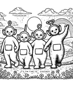 Desenho de Teletubbies Desenho Colorir Imprimir 10