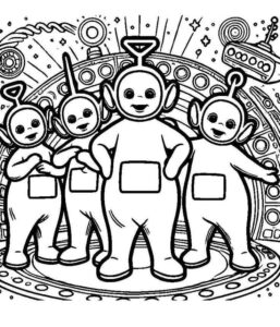 Desenho de Teletubbies Desenho Colorir Imprimir 11