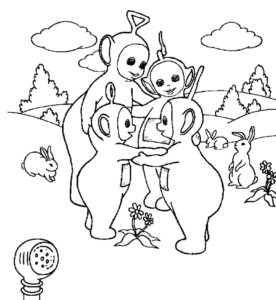 Desenho de Teletubbies Desenho Colorir Imprimir 17