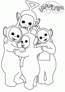 Desenho de Teletubbies Desenho Colorir Imprimir 22
