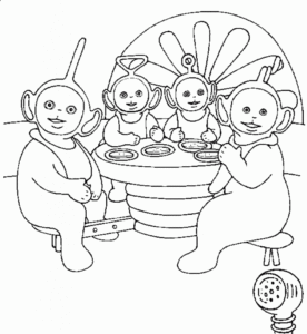 Desenho de Teletubbies Desenho Colorir Imprimir 27