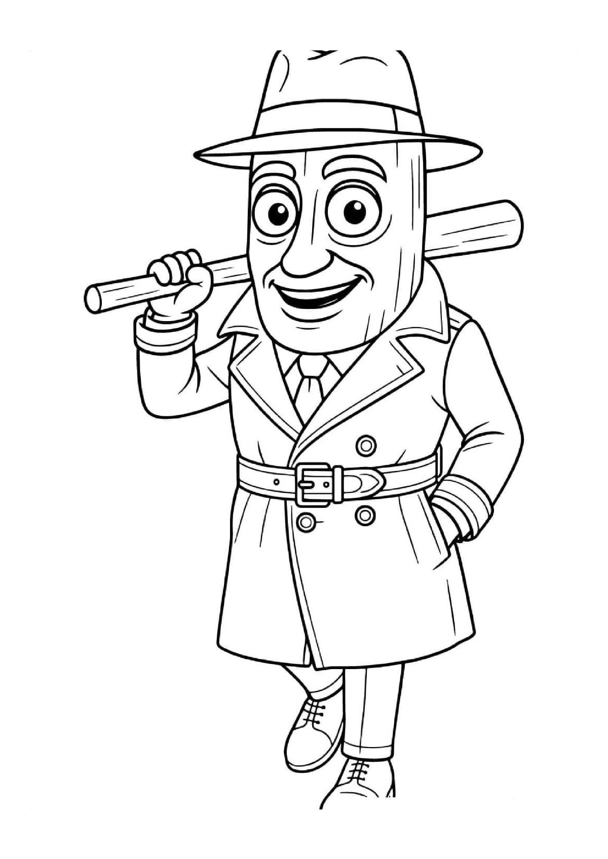 Desenho de Tung Tung Sahur 1 Of 1