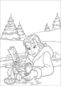 Desenho de A Bela E A Fera Desenho Colorir Imprimir 33