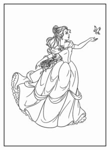 Desenho de A Bela E A Fera Desenho Colorir Imprimir 40