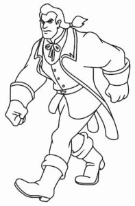 Desenho de A Bela E A Fera Desenho Colorir Imprimir 41