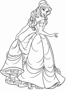 Desenho de A Bela E A Fera Desenho Colorir Imprimir 42