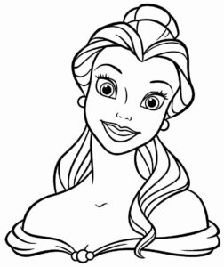 Desenho de A Bela E A Fera Desenho Colorir Imprimir 45