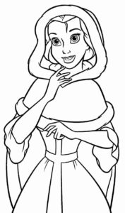 Desenho de A Bela E A Fera Desenho Colorir Imprimir 50