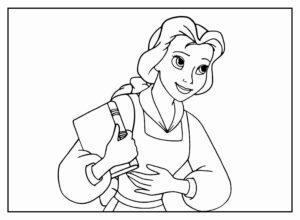 Desenho de A Bela E A Fera Desenho Colorir Imprimir 52