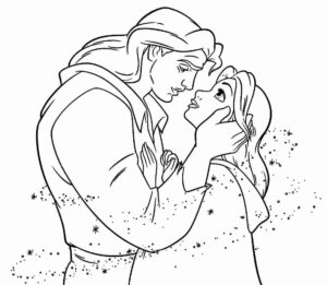 Desenho de A Bela E A Fera Desenho Colorir Imprimir 53