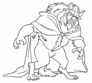 Desenho de A Bela E A Fera Desenho Colorir Imprimir 62