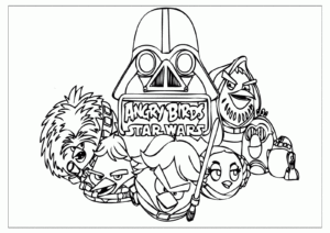 Desenho de Angry Birds Desenho Colorir Imprimir 06