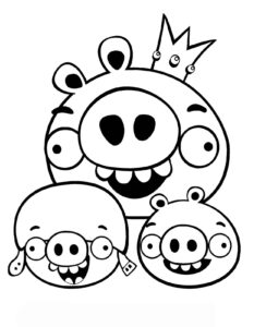 Desenho de Angry Birds Desenho Colorir Imprimir 10