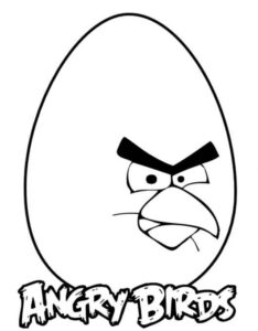 Desenho de Angry Birds Desenho Colorir Imprimir 16