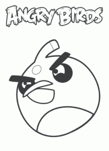 Desenho de Angry Birds Desenho Colorir Imprimir 19