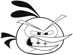 Desenho de Angry Birds Desenho Colorir Imprimir 21