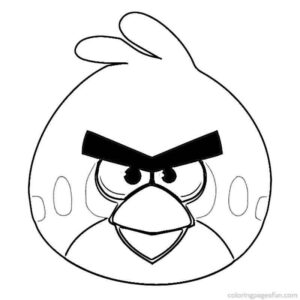 Desenho de Angry Birds Desenho Colorir Imprimir 23