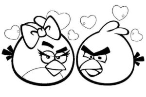 Desenho de Angry Birds Desenho Colorir Imprimir 24