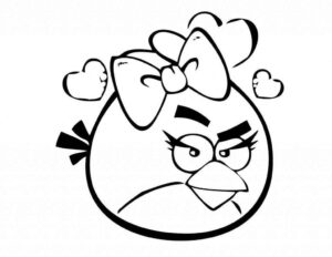 Desenho de Angry Birds Desenho Colorir Imprimir 26