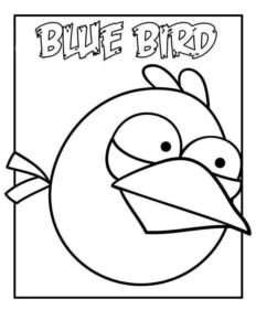 Desenho de Angry Birds Desenho Colorir Imprimir 28