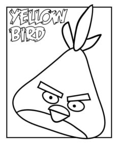 Desenho de Angry Birds Desenho Colorir Imprimir 31