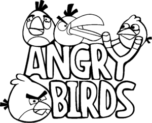 Desenho de Angry Birds Desenho Colorir Imprimir 35