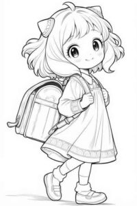 Desenho de Anya Desenho Colorir Imprimir 02