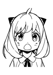 Desenho de Anya Desenho Colorir Imprimir 13