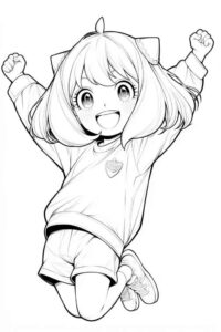 Desenho de Anya Desenho Colorir Imprimir 14