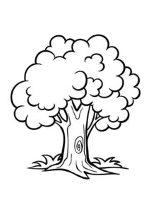 Desenho de Arvore Desenho Colorir Imprimir 03