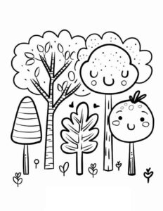 Desenho de Arvore Desenho Colorir Imprimir 05