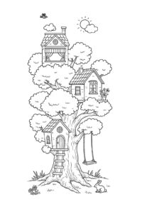 Desenho de Arvore Desenho Colorir Imprimir 08