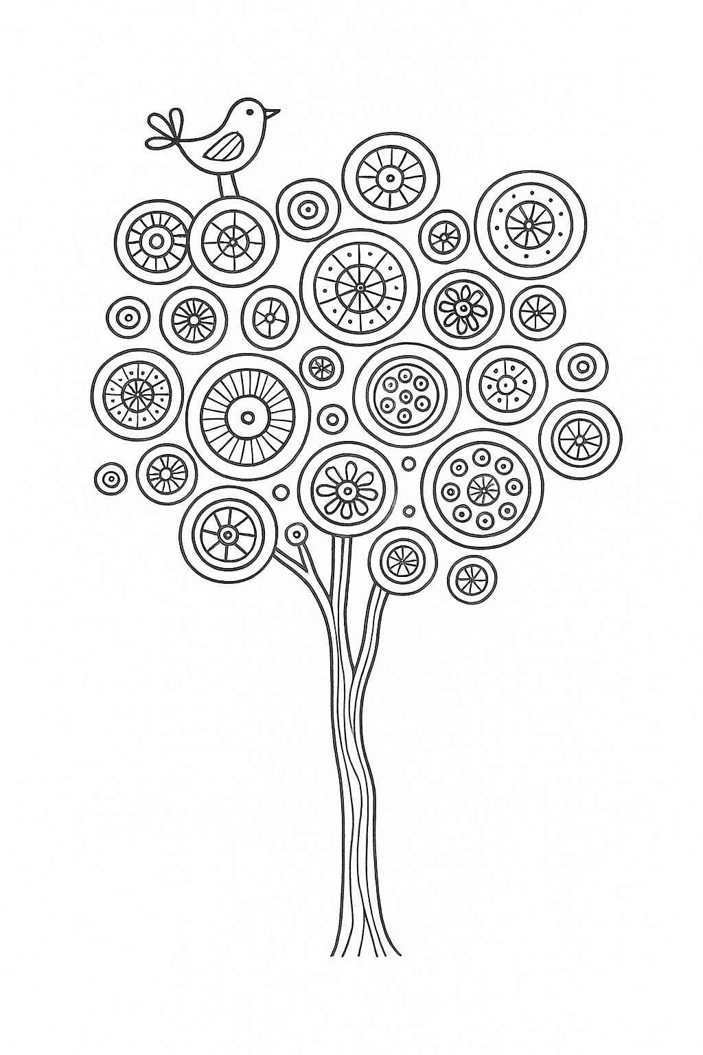 Desenho de Arvore Desenho Colorir Imprimir 10