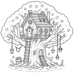 Desenho de Arvore Desenho Colorir Imprimir 11