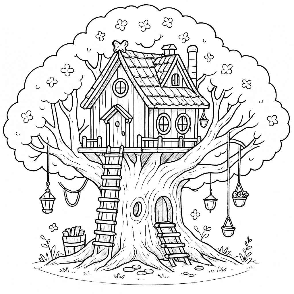 Desenho de Arvore Desenho Colorir Imprimir 11