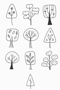 Desenho de Arvore Desenho Colorir Imprimir 12