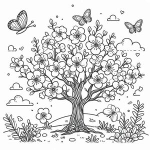 Desenho de Arvore Desenho Colorir Imprimir 16