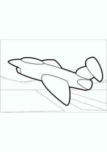 Desenho de Aviao Para Colorir 20