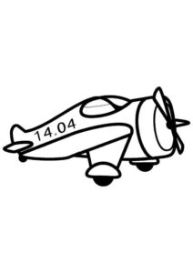 Desenho de Aviao Para Colorir 3