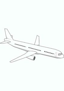 Desenho de Aviao Para Colorir 37