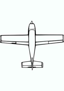 Desenho de Aviao Para Colorir 39