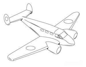 Desenho de Aviao Para Imprimir 10