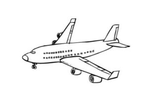 Desenho de Aviao Para Imprimir 17