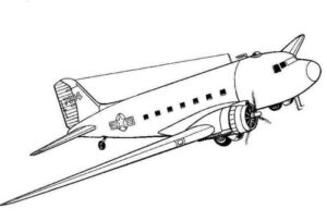 Desenho de Aviao Para Imprimir 24