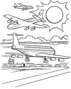 Desenho de Aviao Para Imprimir 3