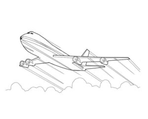 Desenho de Aviao Para Imprimir 7